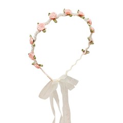 Elegant Pearls Rose Sweet Headwear For Weddings Parties Special Occasion