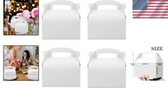 30-Pack Eco-Friendly White Party Favor Boxes – Perfect for Any Celebration