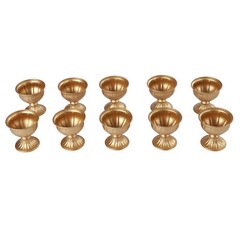 10* Flower Vases Tabletop Centerpieces Flower Trumpet Vases Wedding Party Supply