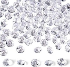 Acrylic Diamonds, 2000PCS 10mm Clear Crystals Gems Table Scatter 2000pcs Clear