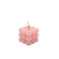 2 Flameless 2 in Warm White LED Light Bubble Cube CANDLES Centerpieces Events