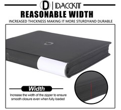 D DACCKIT 3600 Pockets Card Binder，Premium Large 36-Pocke Ringless Tradin