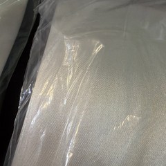 Set Of 6 Linen Tablecloth Brand Satin Stretch Banquet Chair Cover White