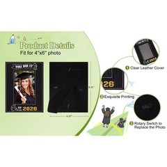 FLYAB Class of 2026 Picture Frame – Graduation Gifts You Did It Portrait Phot…