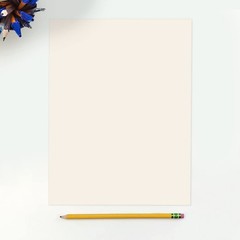 LUXPaper 8.5″ x 11″ Cardstock | Letter Size | 8.5 x 11inches, Ivory – 65lb.