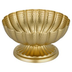 Uimoso 10 PCS Mini Flower Vase 4.7in Gold Centerpiece Bowls for Weddings