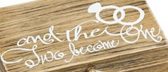 Cypress Home Wedding Decor “and Then Two Become One” Mr. and Mrs. Wo