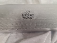 Decorative Pewter Metal Marriage Certificate Box Holder For 50th Anniversary