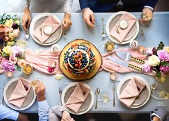 Homi Styles Wedding Cake Knife and Server Set | Elegant Gold Color with Beade…