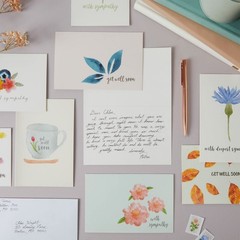 Best Paper Greetings Get Well Cards Assortment Box – 48 Pack, 4×6 Inch, 12 Fl…