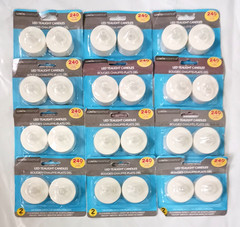 LED Tealight Candles 24 Flickering Amber lights, flameless battery included. NEW