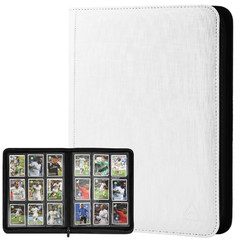 Arkeiliy 9 Pocket Trading Card Binder 540 Capacity Zip Closure – Premium Double