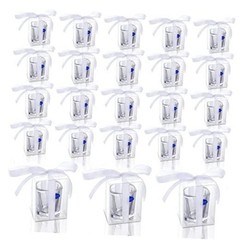 WANGDEFA 20-Piece Shot Glass Gift Box – 2.36 X 2.36 X 3.15 Inch Bags for