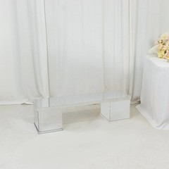 46″ x 12″ SILVER Plexiglass Connector Plate for Rectangular Pedestal STANDS