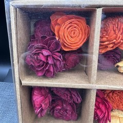 Sola Wood Flowers Boxed Orange Yellow Red Wedding Fall Décor Arrangements Fall