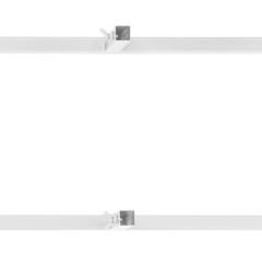 Elegant 8.5ft White Metal Wedding Arch Frame with Sturdy Base for Events