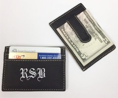 Leather Money Clip, Groomsmen Gift Best Man Gift Father’s Day Custom Money Clip