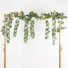 Green 3 Realistic 41″ Silk Eucalyptus Hanging Artificial PLANT STEMS Party Event