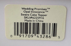Lenox Opal Innocence Wedding Promises Swans Cake Topper Centerpiece 6225916 New