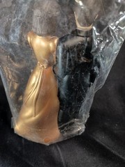Vintage Wedding / Anniversary Couple Cake Topper.