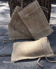 Small Burlap Bags with Natural Jute Drawstring – Sack Favor Bag – 2×3″ 3×5″ 4×6″