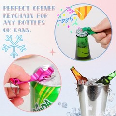5 Pcs Bottle Opener Keychain Bulk Wedding Favors for Guests Aluminum BRAND NEW