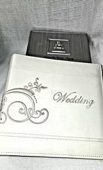 Wedding Honeymoon Photo Album Bundle White Pioneer Black 4×6 New w/ defects