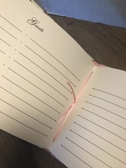 Rag & Bone Bindery Signature GUEST BOOK Pink & White Floral 360 Names MSRP $50!
