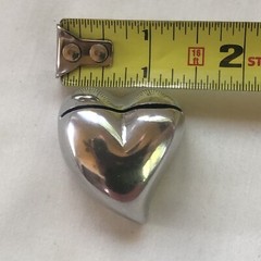 Inspired Generations Heart Holder Picture Place Holder Polished Aluminum
