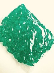 4Lb Crystal Acrylic Hearts Vase Gems or Table Scatters (Medium 2.4cm,LightGreen)