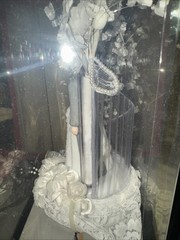 New Wilton Elegant Wedding Couple Caketop, white Designer Series By Ellen W