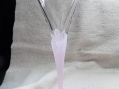 Elegant Art Glass Wedding Champagne Toasting Glasses Crystal – New were $200!