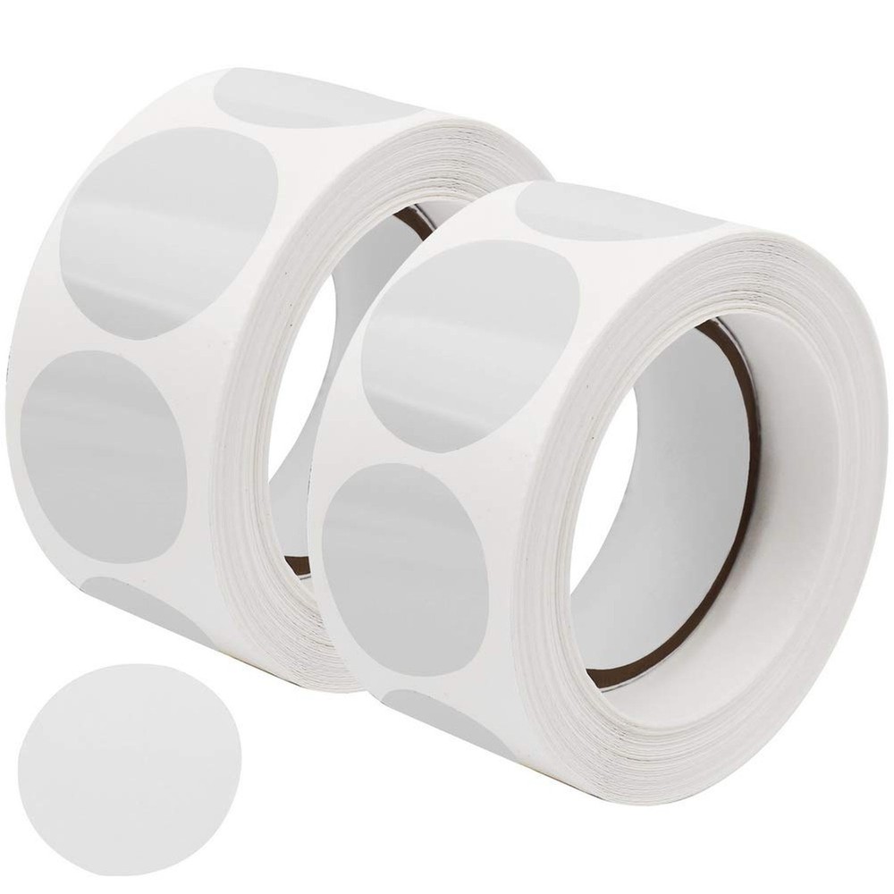 1000 Pcs Clear Retail Package Seals, 1 Inch Round Circle Wafer Seal Sticker C…