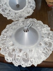 Lot of nine wedding decorations,