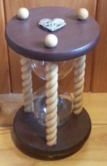 The Newport Wedding Unity Sand Ceremony Hourglass by Heirloom Hourglass
