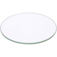 Plymor 3.5″ Round, 3mm Thick Non-Beveled Clear Glass Circle