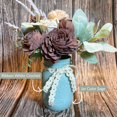 Sola Wood Mauve Wedding Floral Table Centerpieces Set of 3 Bridal Shower Decor