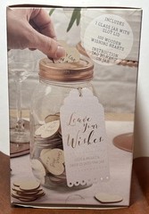 Wedding Wishing Jar Guest Book Alternative – Ginger Ray. (NOS) 2018