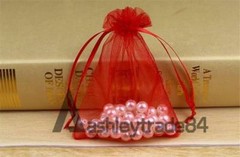 100Pcs Organza Wedding Party Favor Gift Candy Sheer Bags Jewelry Pouch