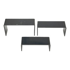3pcs 3mm Acrylic Retail Display Stand Counter Exhibition Jewelry Rack Shelf US