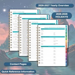 Planner 2026-2027 – Academic Planner 2026-2027, July 2026 – June 2027, 6.5″ x