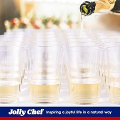 12 oz Clear Plastic Cups, 100 Pack Heavy-duty Party Glasses, Clear-12oz-100