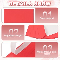 50Pcs Self Sealing Envelopes 7.8×5.5 Inch for Invitations A7 Brown