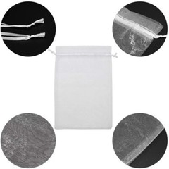 (20 PACK) ORGANZA BAGS 3.75″ x 3.75 party favor wedding gift jewelry sheer pouch