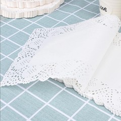 12×16 Inch Rectangle Paper Doilies White Lace Rectangle, 12x16in