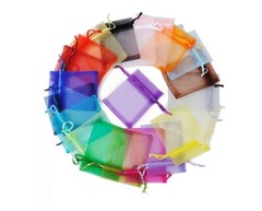 2″x3″ Sheer Drawstring Organza Bags Jewelry Pouches Wedding Party Favor Gift Bag