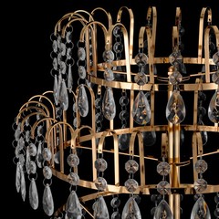 5 Tiers Crystal Flower Stand Luxury Gold Flower Stand Wedding Decor Flower Stand