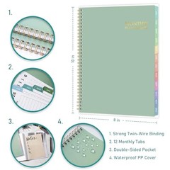 2026 Monthly Planner – 2026 Planner/Calendar, 12 Months Planner with Colorful