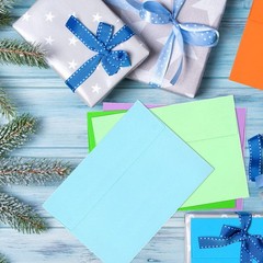 50 Pack Colored Envelope, 5×7 A7 (5″ x 7″), Yellow,Orange,Green,Red,Pink