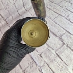 Vtg Things Remembered Silver-Plated Wedding Goblets Featuring Swarovski Crystal